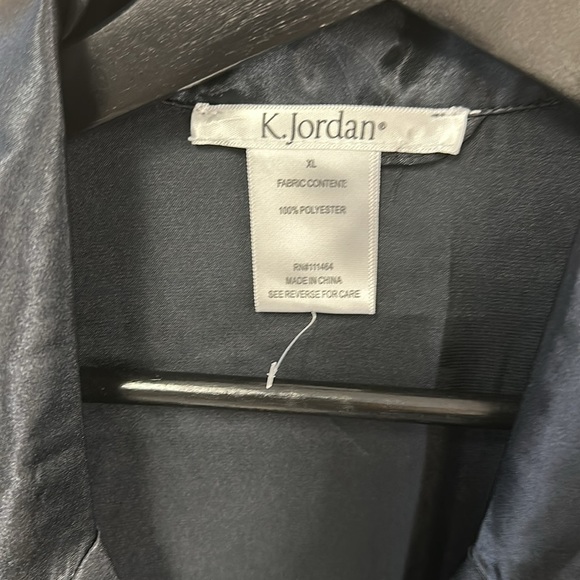 K Jordan Masseys Satin Pajama Set Sz XL - Picture 4 of 10